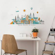 wall sticker travel wall decal