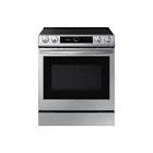 6.3 cu.ft. Single Oven Slide-In Electric Range with Self-Cleaning True Convection Oven and Air Fry in Stainless Steel NE63T8711SS Samsung