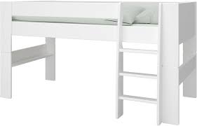 Mid Sleeper Bed In White Steens For