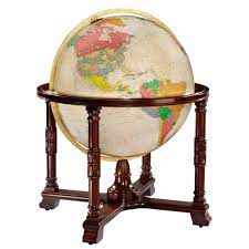 diplomat antique floor globe solid