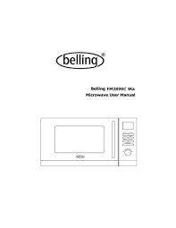 Belling Sta Microwave User Manual
