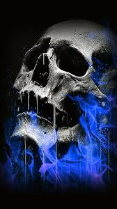 hd flaming skull wallpapers peakpx