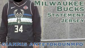 `milwaukee bucks jerseys, shirts, hats, memorabilia, and pictures of the milwaukee bucks. Nike X Milwaukee Bucks Statement Jersey 2020 Giannis Antetokounmpo Youtube