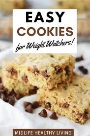 Light and delicious, they are the perfect end to any meal. Weight Watchers Chocolate Chip Cookies