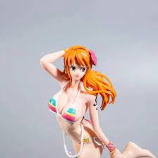 Amazon.co.jp: ワンピースロングヘアーナミ水着セクシー誘惑かわいいかわいい 女の子美少女漫画アニメビニール人形おもちゃクラフトデコレーションPVC高さ23cmグッズ