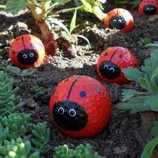 Ladybug Garden Decor Felt