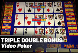 Triple Double Bonus Video Poker Strategy Real Money Action