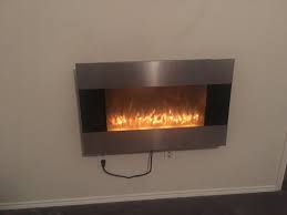 Electric Fireplace With Wall Mount And