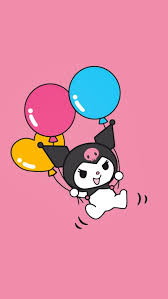 kuromi balloons cute edgy e