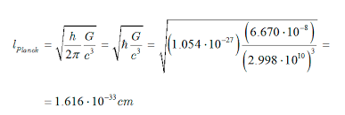 Resultado de imagen de longitud de Planck