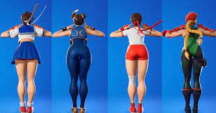 The ladies of Street Fighter shake their booties in this visual comparison  and competition of Fortnite dances