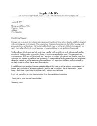 Sample Nursing Resume Cover Letters Under Fontanacountryinn Com