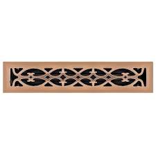 victorian style floor vent copper