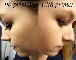 applying eye primer before foundation