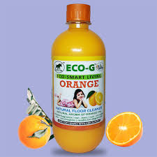 eco g natural floor cleaner orange