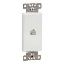 Phone Jack Cable Wall Plate Matte