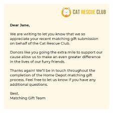matching gift letters every nonprofit