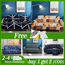 Free 1pc Pillowcase Elastic Sofa Cover
