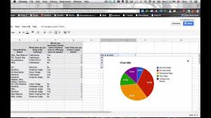 Creating A Pie Chart From Your Form Data