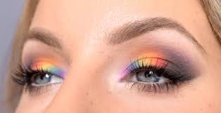 rainbow makeup tutorial step