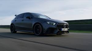 Unveiled in 2019, it slots above the amg a35 in the range thanks to a more powerful engine, a more aggressive exterior, and extra equipment on the inside. 2020 Mercedes Amg A45 S Driving Scenes Youtube