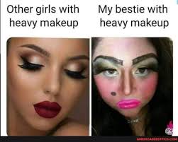 heavy makeup heavy makeup