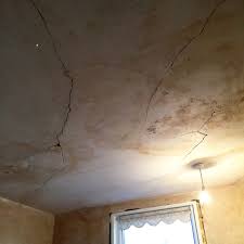 I don't remember them being present during inspection or during walk through and moving in. Repairing Cracks In A Lath And Plaster Ceiling Kezzabeth Diy Renovation Blog