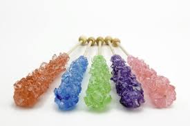 make your own sugar crystals for rock candy