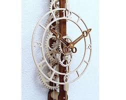 Wooden Wall Clock Cronos Kit Diy