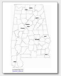 Zip codes | physical, cultural & historical features | census data | land, farms, & ranches nearby physical features such as streams, islands and lakes are listed along with maps and driving directions. Printable Alabama Maps State Outline County Cities