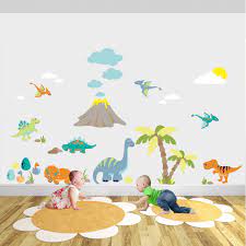 Large Dinosaur Wall Stickers For Baby