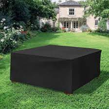 Square Outdoor Side Table Or Ottoman Cover
