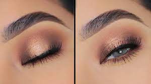 brown gold eyeshadow tutorial easy