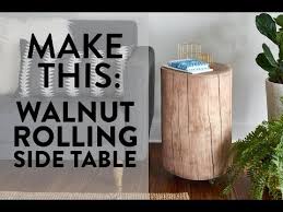 Walnut Stump Side Table You