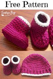 50 min crochet baby booties