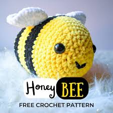 crochet honey bee pattern made easy