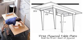 Check out our wood table top selection for the very best in unique or custom, handmade pieces from our мебель shops. Plywood Table Plans Woodwork City Free Woodworking Plans