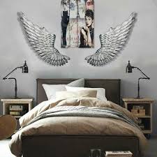 100cm Banksy Large Rustic Angel Wing