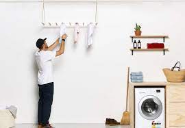 A Hanging Laundry Rack From A New