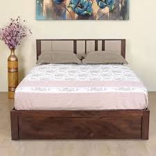 Matte Plywood Queen Size Bed Size 6