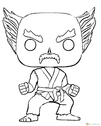 The heads of the doll are the most recognizable part because they are considerably larger than the bodies. Funko Pop Coloring Pages Print Popular Character Figures