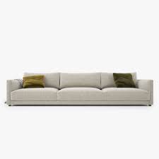 poliform bristol three seater sofa 3d