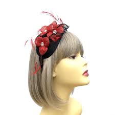Popular black hair fascinators of good quality and at affordable prices you can buy on aliexpress. Red And Black Fascinators Hair Fascinators Hatinators Hats