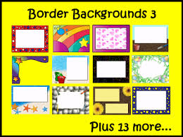 Border Backgrounds 3 Promethean Resource Gallery Pack