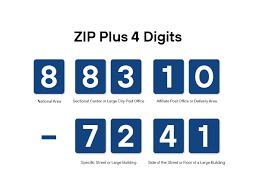 4 digits of 9 digit zip codes