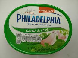 Philadelphia Light Garlic Herb