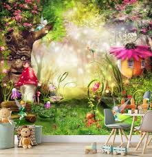 Wallpaper Magical Forest Nursery