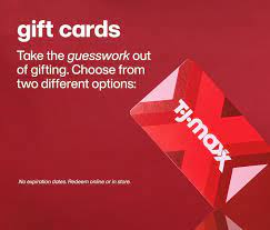 gift cards t j ma