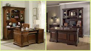 Diy desk with concrete desktop and wood legs. 100 Wooden Office Desk Designs Ii Office Table Ideas Youtube