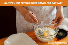 Can you bake with expired sour cream?